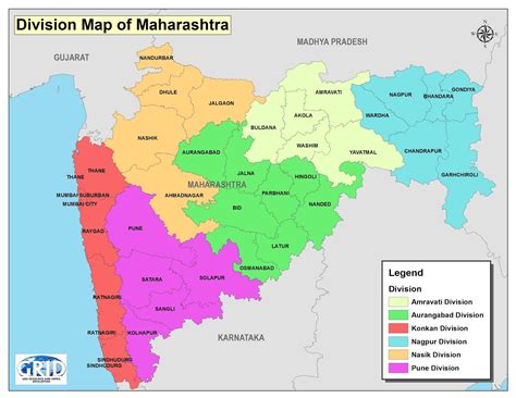 Map Maharashtra District