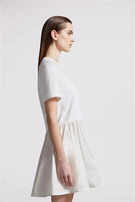 White Fit & Flare Mini Dress - Dresses for Women | Moncler US