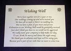 Wedding Invitation Money Request by Personalised Wishing Well Money Request Poem Gift Cards Wedding Invitation Money Request