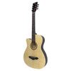 Buy Henrix PRO 38C 38 Inch 6 String Cutaway Acoustic Guitar Online | Bajaao