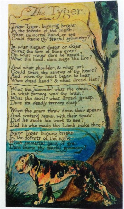 William Blake's 'Tyger, Tyger' Artwork