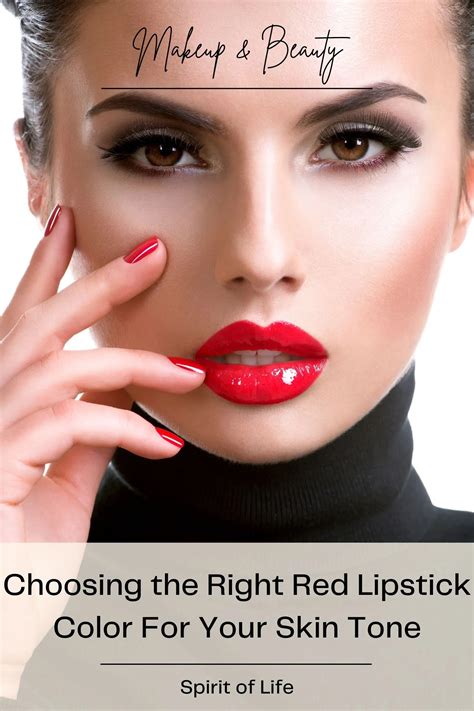 Choosing the Right Red Lipstick Color For Your Skin Tone - Spirit of Life
