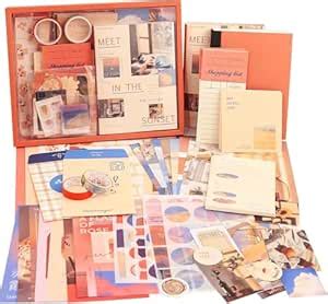 RANDEN 346-Piece Vintage Sunset Scrapbooking Kit – Aesthetic Paper ...