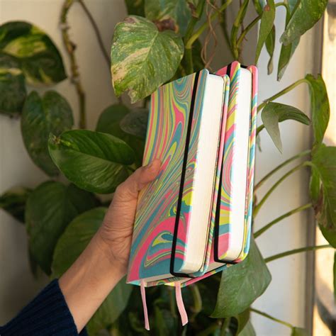 Craft Junky Marbled Cover Hardbound Unruled Diary journal – SCOOBOO