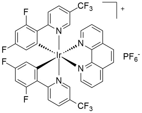 二[2-(2,4-二氟苯基)-5-三氟甲基吡啶][1,10-菲罗啉]铱二(六氟磷酸)盐 - CAS:1639408-64-2 - 小辣椒官网 ...