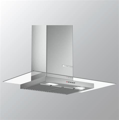 Bosch 90cm Chimney DWG098D50I, 350W Powered Motor, Baffle filters, Pus ...