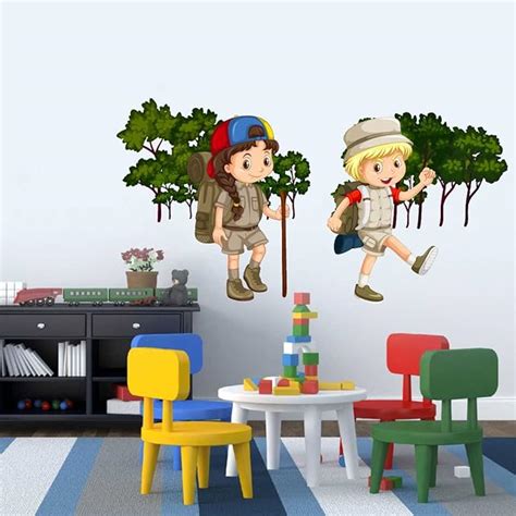Rawpockets Decal ' Kids Adventure Story ' (Material - PVC Vinyl Matte ...
