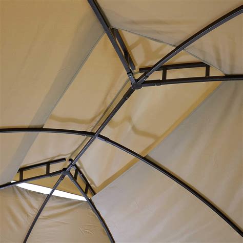 Buy Sunnydaze 10x13 Foot Soft Top Rectangle Patio Gazebo with Screens ...