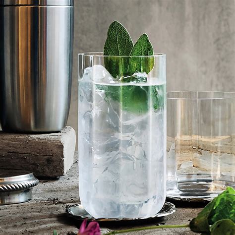 Luigi Bormioli Jazz Long Drink Glasses 450ml, Set of 6