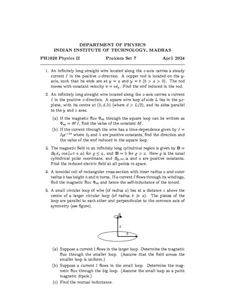 Ps7 2024 - rrc - DEPARTMENT OF PHYSICS INDIAN INSTITUTE OF TECHNOLOGY ...