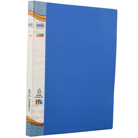 SOLO Spring Action File - A4 |Trademark Aluminum Clip | Holds Up to 160 ...
