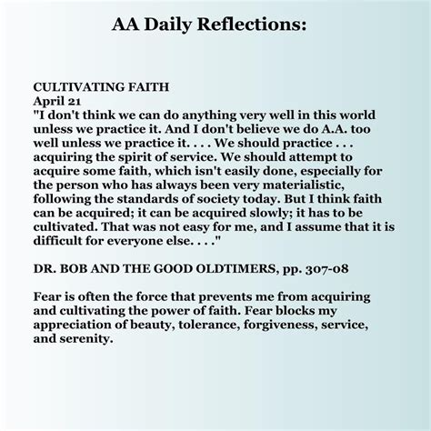 AA Daily Reflections : r/soberfactory