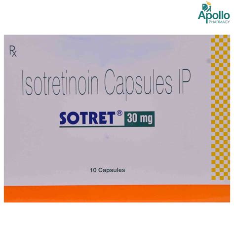 Sotret 30mg Capsule 10's Price, Uses, Side Effects, Composition ...