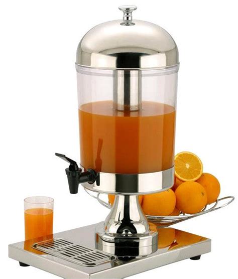 DINER WARES Juice Dispenser Single 7 ltr. PC / SS – Aryavarth Hotelwares