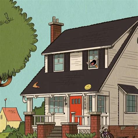 Pin de Blake Allen em Architecture | Casa de desenhos animados ...