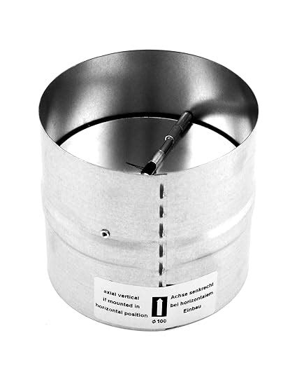 QWORK Draft Blocker 4 Inch Damper Stopper Duct Damper Backflow ...