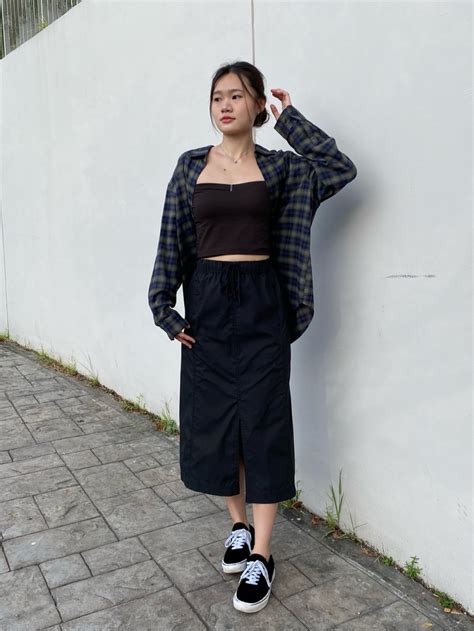 Check styling ideas for「Soft Flannel Skipper Shirt Long Sleeve、Clean ...