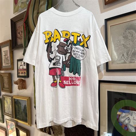 80's バート×マルコムX Tシャツ Malcolm X Bart TTT | nitako