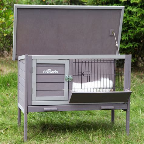 Morgete Wooden Rabbit Hutch Indoor Bunny Cage | Ubuy India