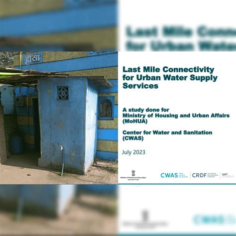 Expert Group Meeting On Operations of Urban Water Supply Systems - CWAS ...