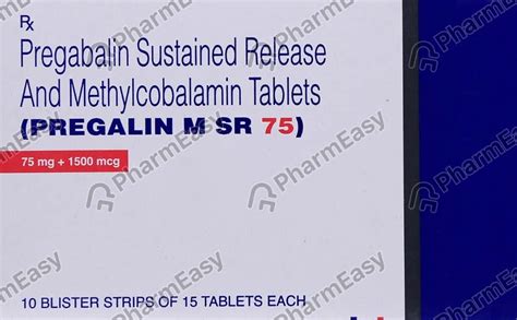 Buy Pregabanyl M 75mg Sr Strip Of 10 Tablets Online at Flat 15% OFF ...