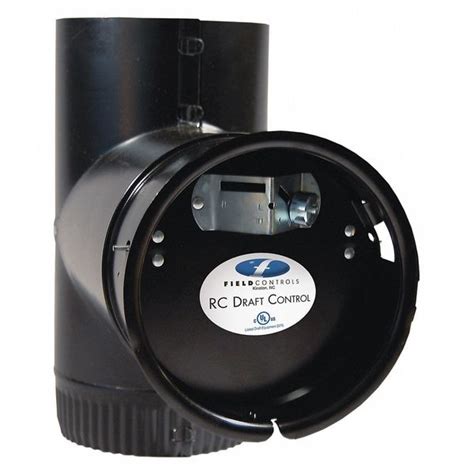 Field Controls Draft Control, 28.3 Nominal Capcty, Silver 6"RC/BT | Zoro