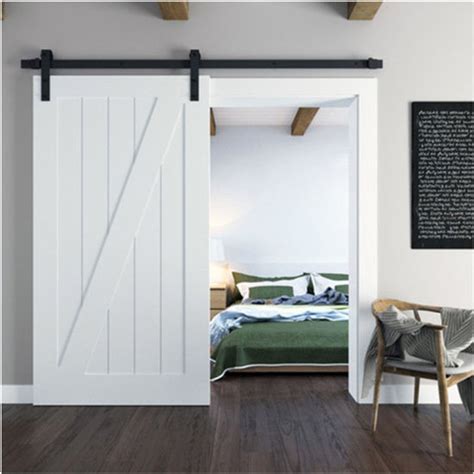 China Diseño moderno de la puerta corrediza de madera granero/puerta de ...