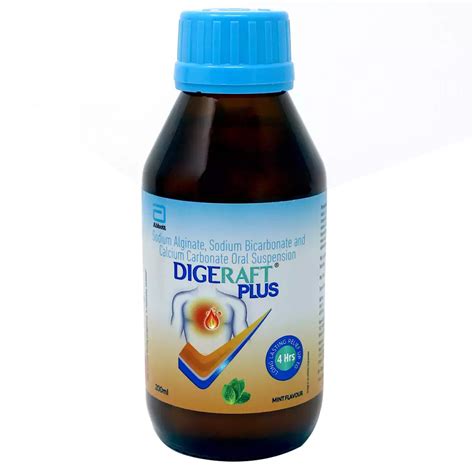 Buy Digeraft Plus Mint Flavour Oral Suspension 200 ml online | Uses ...