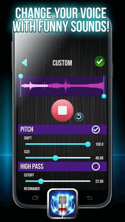 Rezultat imagine pentru Voice Modulator App