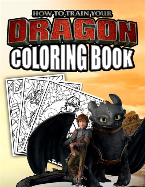 Buy How To Train Your Dragon Coloring Book: 60 Premium Illustration ...