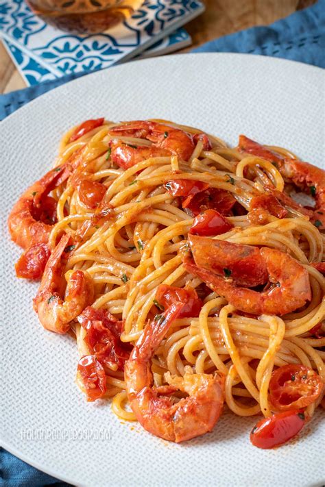 Shrimp Spaghetti (The Creamiest You've Ever Had!) : Italian Recipe Book