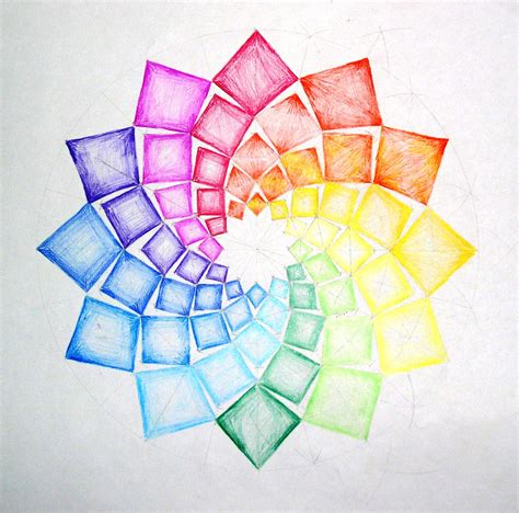 Creative Color Wheel Ideas To Draw - Drawing Step Instructions