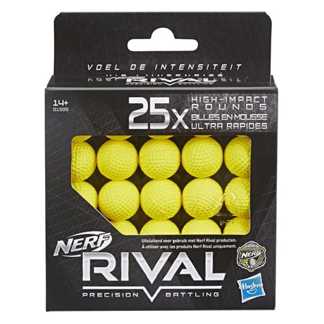 Buy NerfB1589FR6 Pack of 25 Official Rival Foam Balls, Online at ...