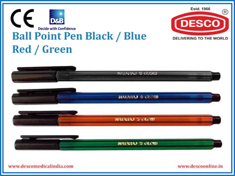 Ball Point Pen Manufacturer, Supplier and Exporter in India | Desco