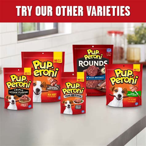 Buy Pup-Peroni Filet Mignon & Bacon Flavors Dog Snacks, 5.6-Ounce Bag ...