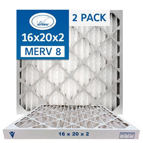Air Bear 16x20x2 Pleated Air Filters - Air Bear