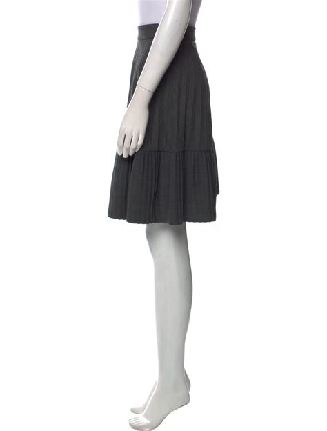 Marni Pleated Knee-Length Skirt - Grey Skirts, Clothing - MAN56451 ...