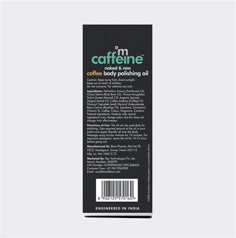 Buy Coffee Body Polishing Oil - 100 ml Online In India – mCaffeine