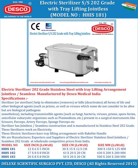 Autoclave Instrument Sterilizer - Manufacturers, Suppliers & Exporters