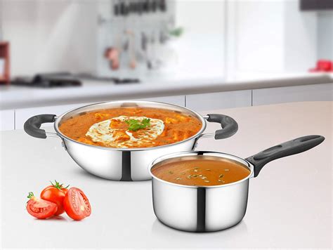 Buy Classic Essentials Stainless Steel Orion Cookware Set Online at Low ...