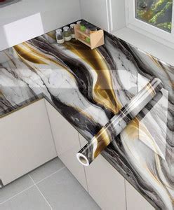 ITUSHA Decorative Black, Gold Wallpaper Price in India - Buy ITUSHA ...