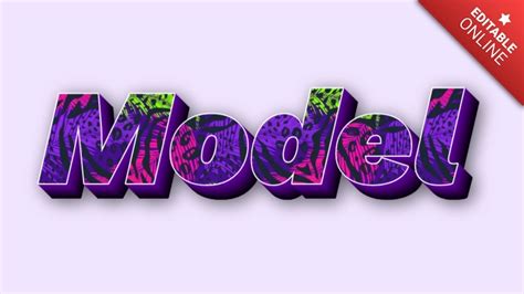 Image result for 3D Text Design Role Model