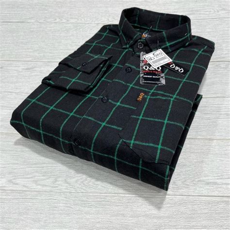 Jual kemeja flanel pria lengan panjang import motif garis garis - foto ...