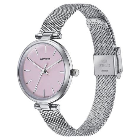 Sonata 87078SM01 Wedding Quartz Analog Watches – Universal Watch Company