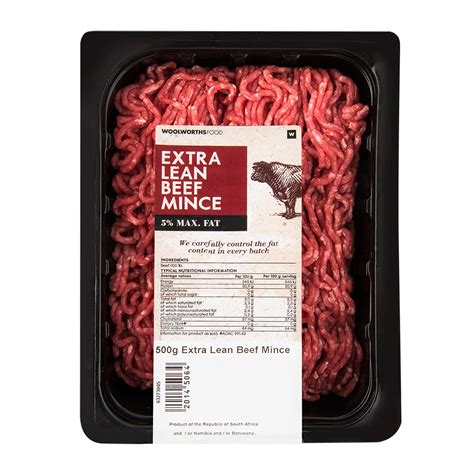 Lean Beef Mince Calories 100G at Ronald Wray blog