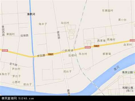 小蚌埠镇地图 - 小蚌埠镇卫星地图 - 小蚌埠镇高清航拍地图