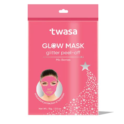 Buy Glitter Facial Mask Online - Sparkle Peel Off Mask India – Twasa ...