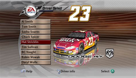 I replaced Nascar Thunder 2003 Gamecube textures and database in order ...