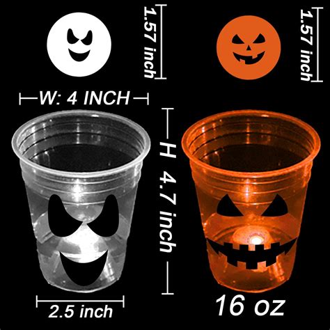 Ahuimeius 22 Pcs Halloween Glow Pumpkin Party Game Set,16 oz India | Ubuy