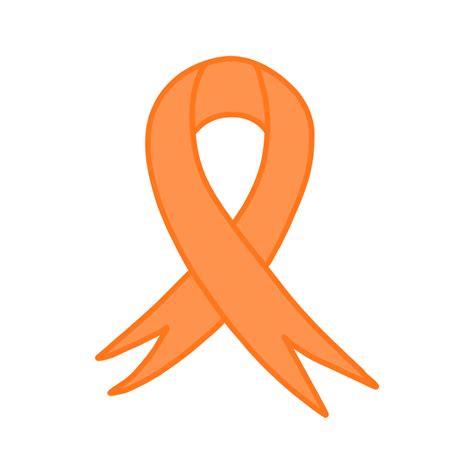 Orange Ribbon Awareness 14967996 PNG